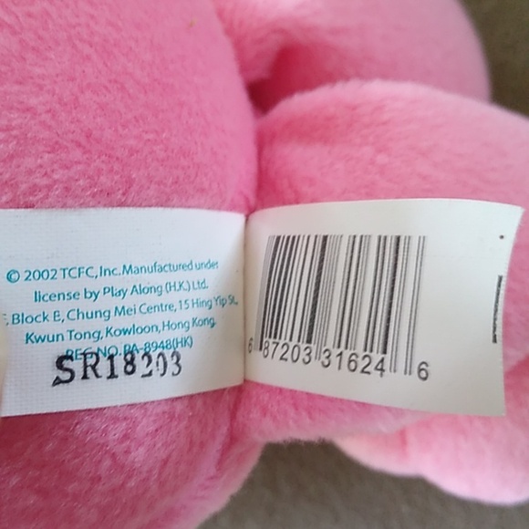 Care Bear 2002 plush stuffed animal VINTAGE LOVE A LOT BEAR - Picture 5 of 14